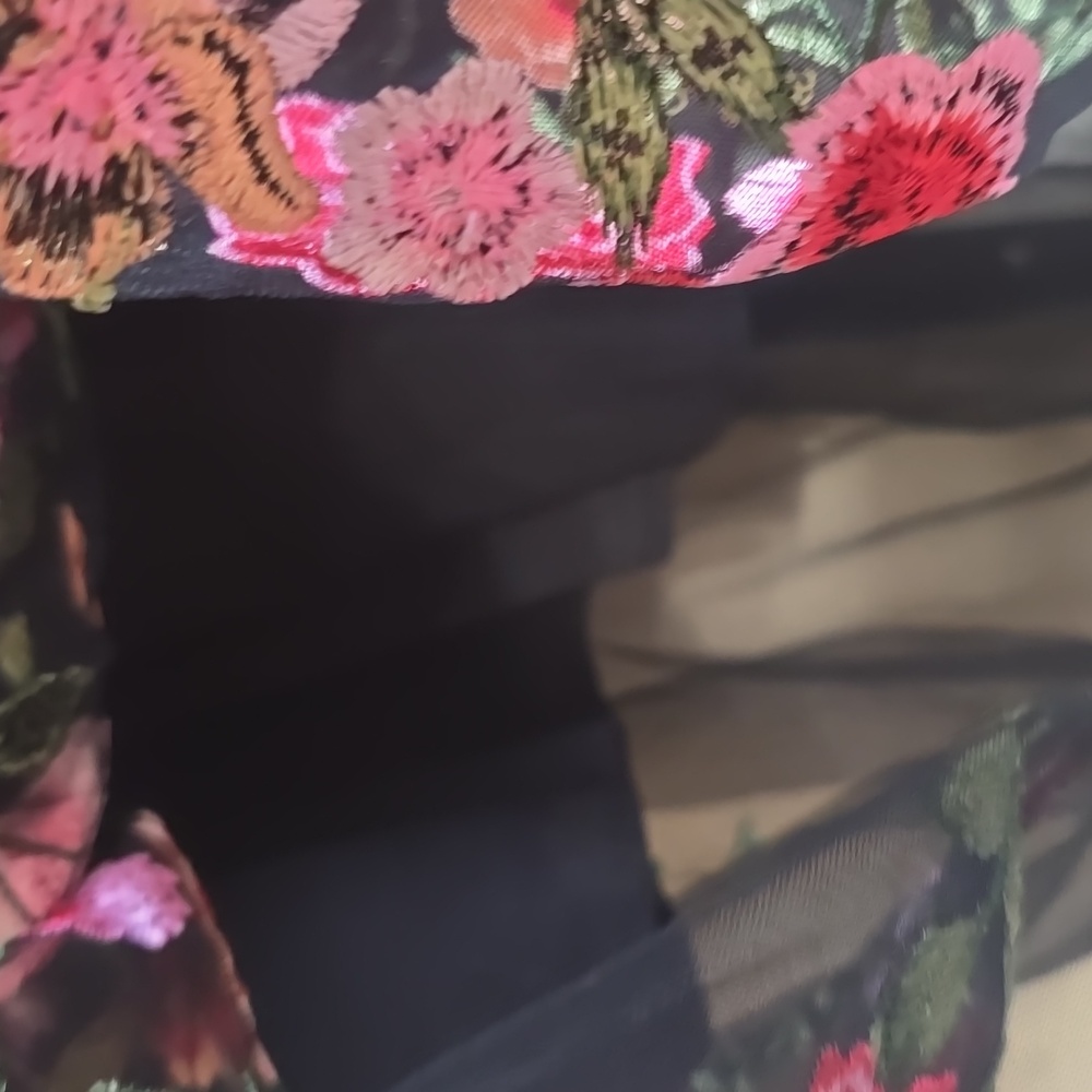 NWT Aratta Dark Rose Embroidered Skirt. Medium - Picture 11 of 14